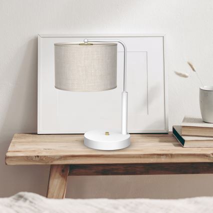 Candeeiro de mesa LINO 1xE27/60W/230V