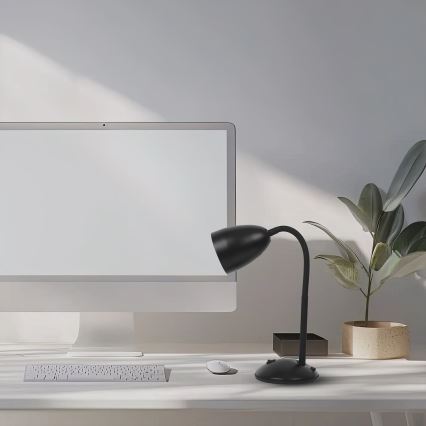 Candeeiro de mesa LOGIC 1xE27/60W/230V preto