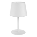 Candeeiro de mesa MAJA 1xE27/15W/230V branco