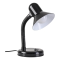 Candeeiro de mesa MENTOR 1xE27/15W/230V preto