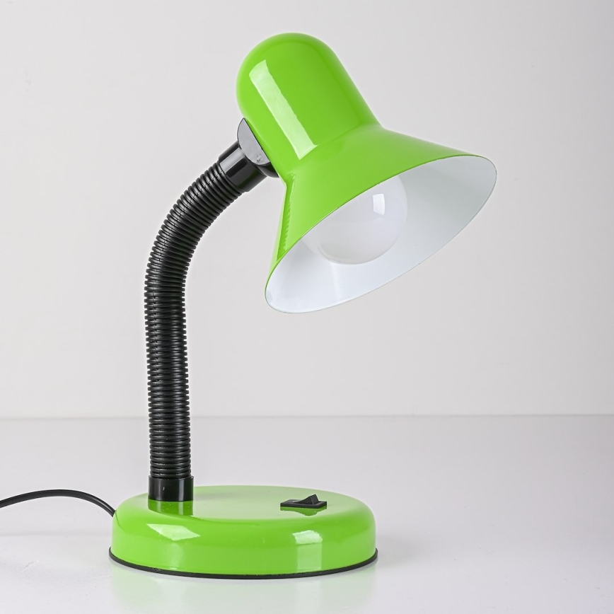 Candeeiro de mesa MENTOR 1xE27/15W/230V verde