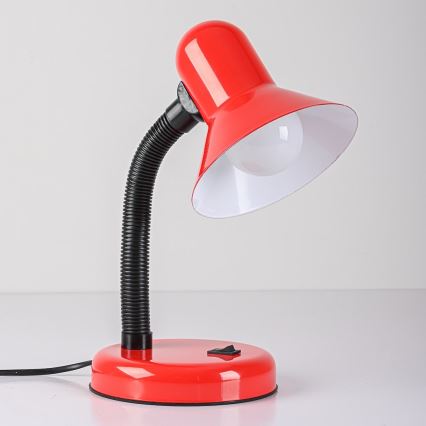 Candeeiro de mesa MENTOR 1xE27/15W/230V vermelho