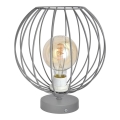 Candeeiro de mesa MERCURE 1xE27/15W/230V cinzento