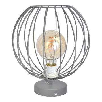 Candeeiro de mesa MERCURE 1xE27/15W/230V cinzento