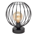 Candeeiro de mesa MERCURE 1xE27/15W/230V preto