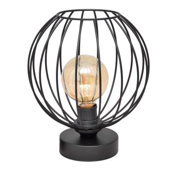 Candeeiro de mesa MERCURE 1xE27/15W/230V preto