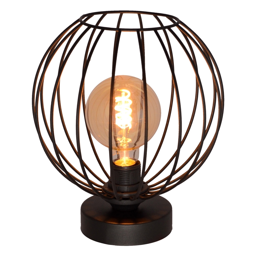 Candeeiro de mesa MERCURE 1xE27/15W/230V preto