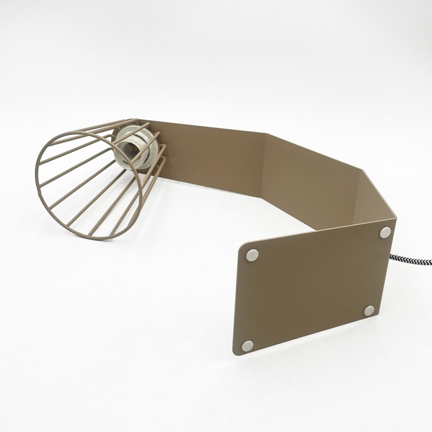 Candeeiro de mesa NANDO 1xE27/15W/230V bege