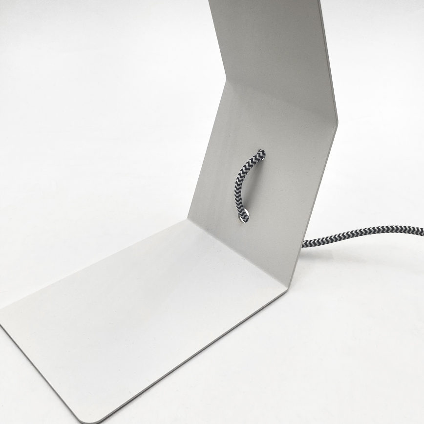 Candeeiro de mesa NANDO 1xE27/15W/230V branco