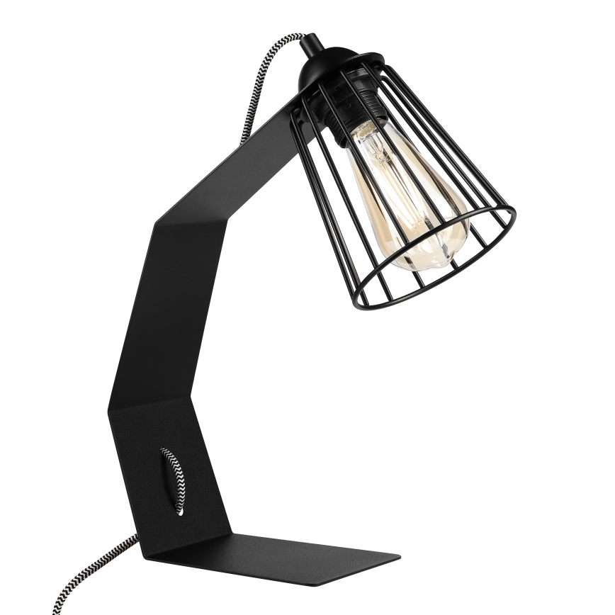 Candeeiro de mesa NANDO 1xE27/15W/230V preto