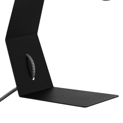 Candeeiro de mesa NANDO 1xE27/15W/230V preto