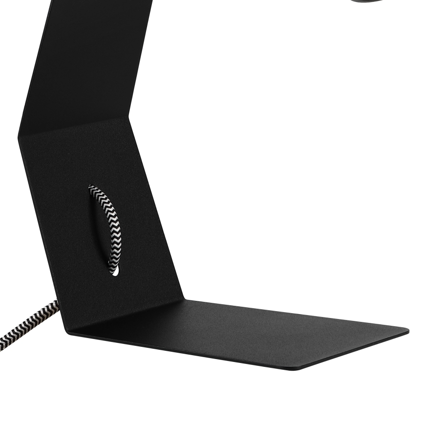 Candeeiro de mesa NANDO 1xE27/15W/230V preto