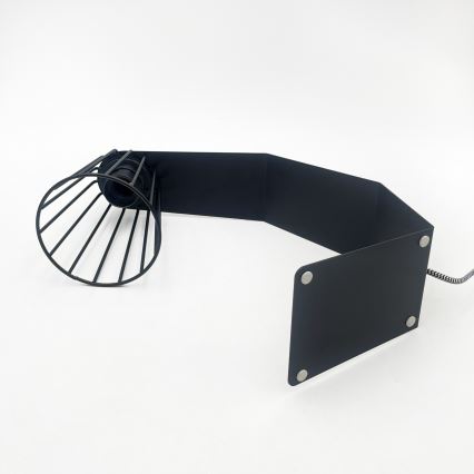 Candeeiro de mesa NANDO 1xE27/15W/230V preto