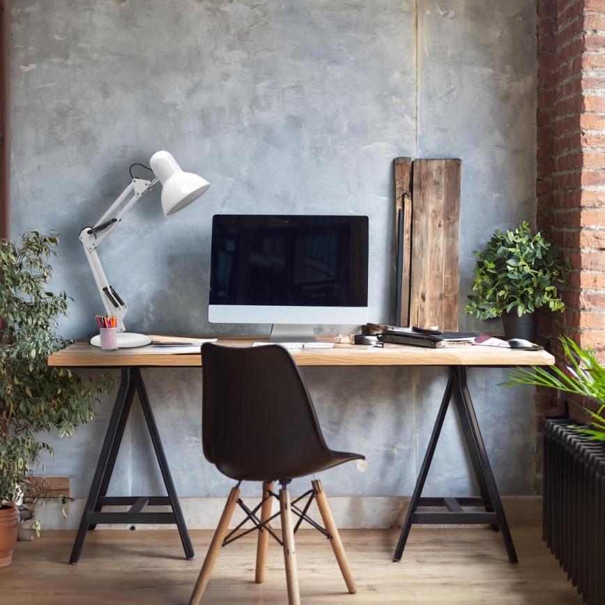 Candeeiro de mesa NEXA 1xE27/60W/230V branco