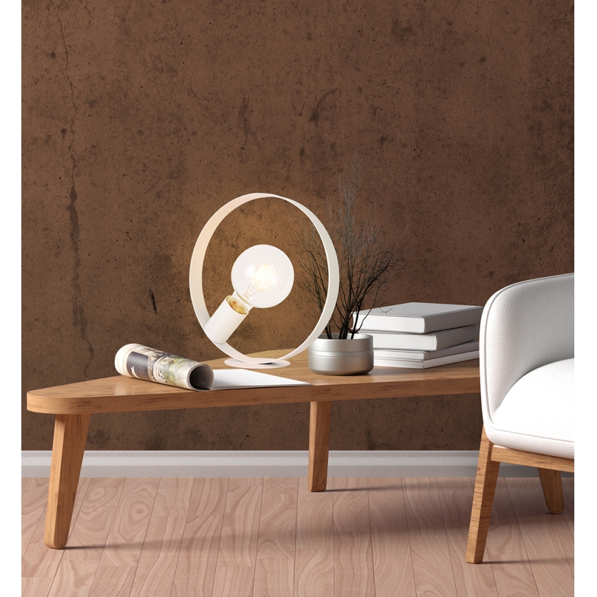 Candeeiro de mesa NEXO 1xE27/40W/230V branco