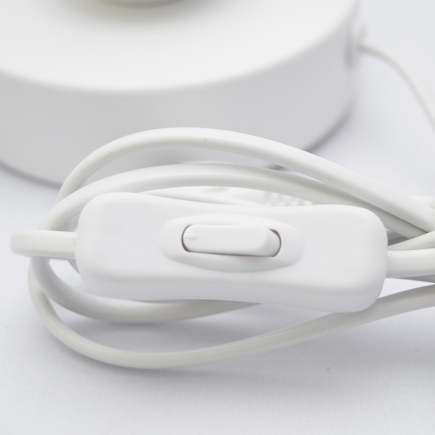 Candeeiro de mesa para crianças STARS 1xE27/15W/230V turquesa/branco