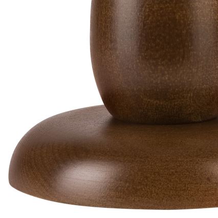 Candeeiro de mesa PERA 1xE27/60W/230V castanho escuro/faia