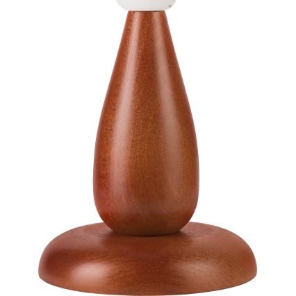 Candeeiro de mesa PERA 1xE27/60W/230V castanho/faia