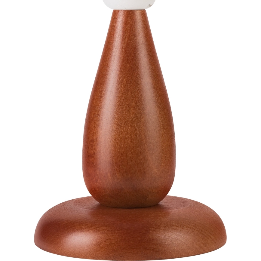 Candeeiro de mesa PERA 1xE27/60W/230V castanho/faia