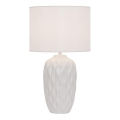 Candeeiro de mesa PINEAPLE 1xE27/40W/230V branco