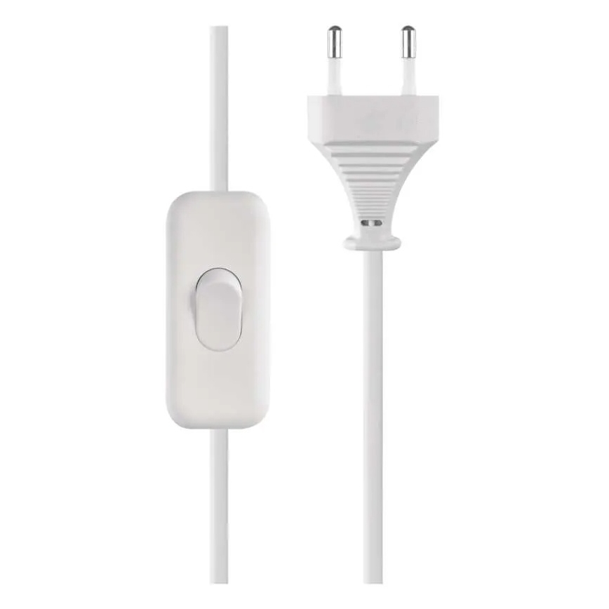 Candeeiro de mesa POPPY 1xE27/25W/230V branco