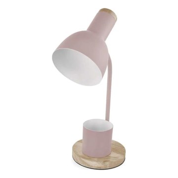 Candeeiro de mesa POPPY 1xE27/25W/230V rosa