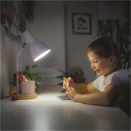 Candeeiro de mesa POPPY 1xE27/25W/230V rosa