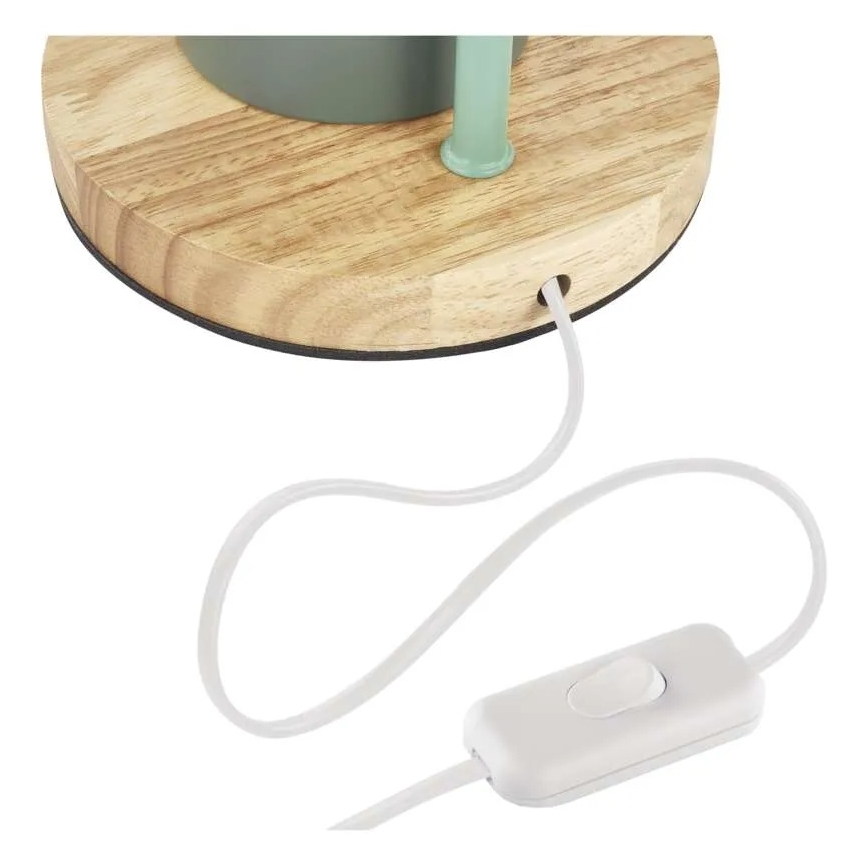 Candeeiro de mesa POPPY 1xE27/25W/230V verde