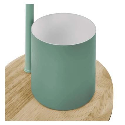 Candeeiro de mesa POPPY 1xE27/25W/230V verde