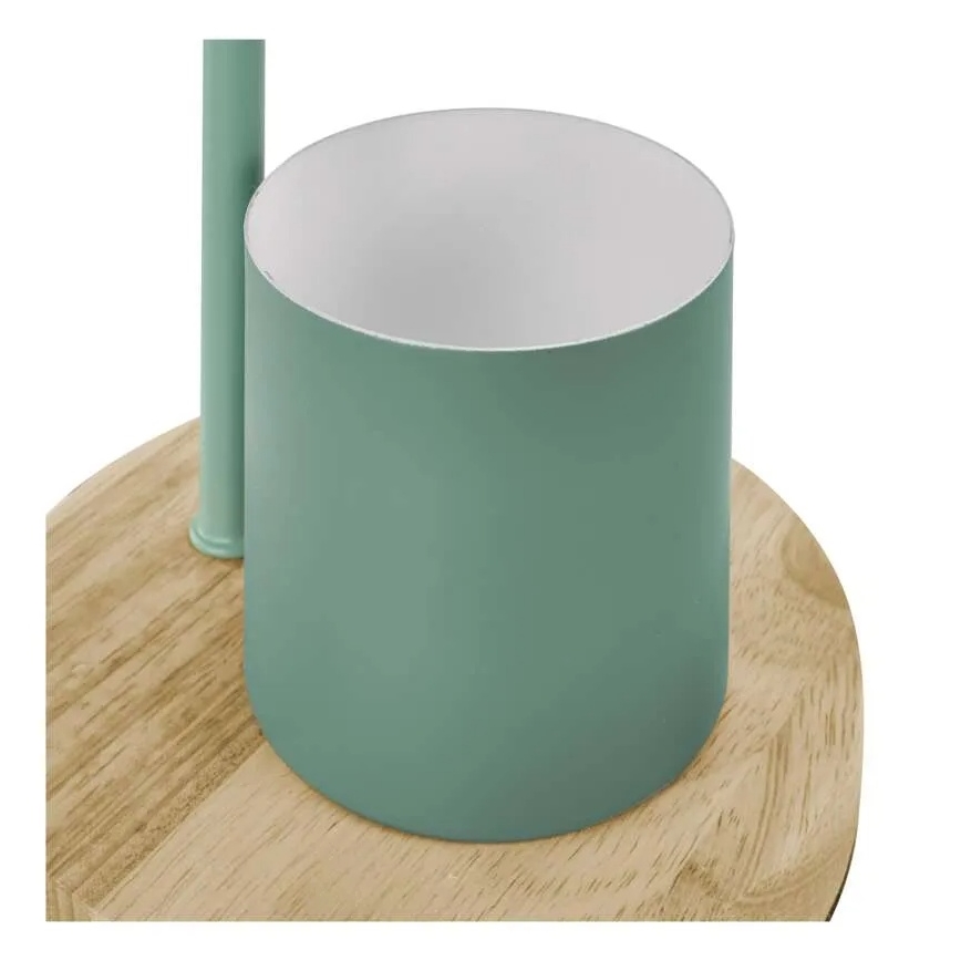 Candeeiro de mesa POPPY 1xE27/25W/230V verde