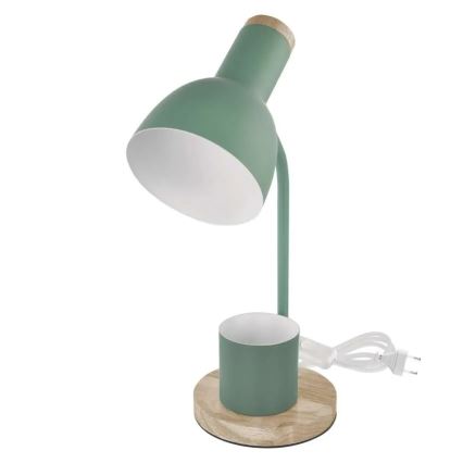 Candeeiro de mesa POPPY 1xE27/25W/230V verde
