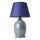 Candeeiro de mesa RAMZES 1xE27/40W/230V azul
