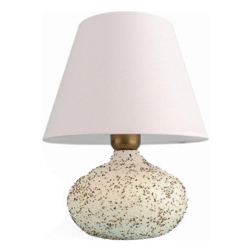 Candeeiro de mesa RAMZES 1xE27/40W/230V branco