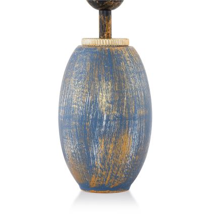 Candeeiro de mesa RAMZES 1xE27/40W/230V creme/azul