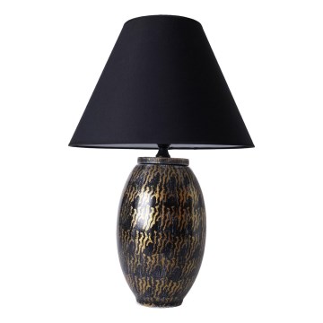 Candeeiro de mesa RAMZES 1xE27/40W/230V preto