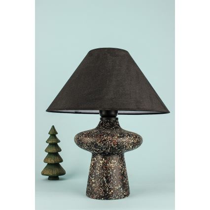 Candeeiro de mesa RAMZES 1xE27/40W/230V preto