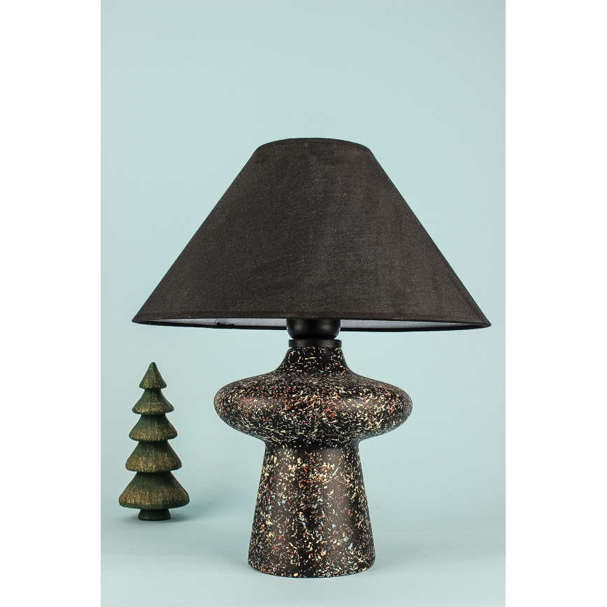 Candeeiro de mesa RAMZES 1xE27/40W/230V preto