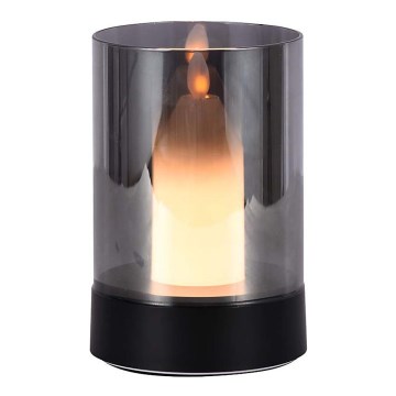 Candeeiro de mesa recarregável LED/2W/5V 3000K 2400 mAh preto