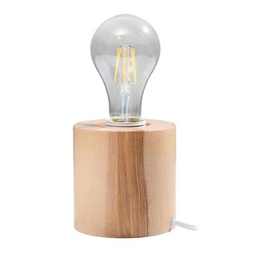 Candeeiro de mesa SALGADO 1xE27/15W/230V faia