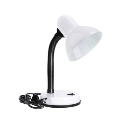 Candeeiro de mesa SMIESZEK 1xE27/40W/230V branco