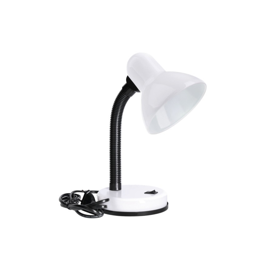 Candeeiro de mesa SMIESZEK 1xE27/40W/230V branco