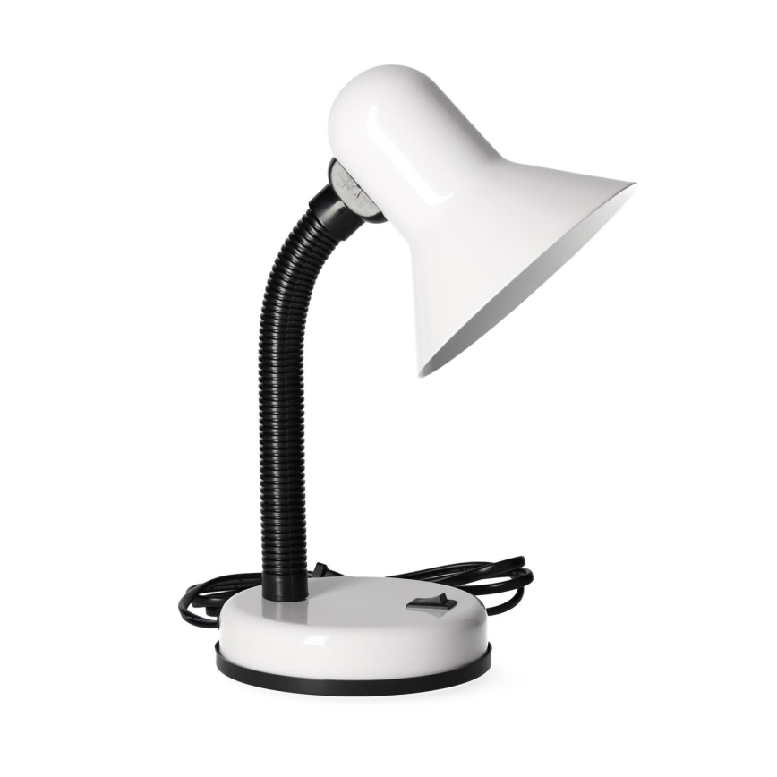 Candeeiro de mesa SMIESZEK 1xE27/40W/230V branco