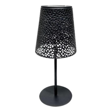 Candeeiro de mesa solar LED LUVETRA LED/1xAA 4000K IP44 200 mAh preto