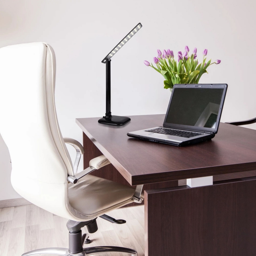 Candeeiro de mesa táctil LED com regulação JOWI LED/8W/230V preto