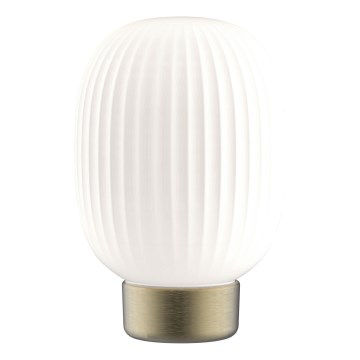 Candeeiro de mesa táctil LED com regulação LATTE LED/1,8W/5V USB 2000 mAh dourado/branco