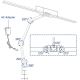 Candeeiro de mesa táctil LED com regulação LED/24W/230V 3000-6500K CRI 92 preto