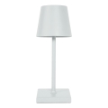 Candeeiro de mesa táctil LED com regulação LED/3,5W/5V 5200 mAh IP54 branco