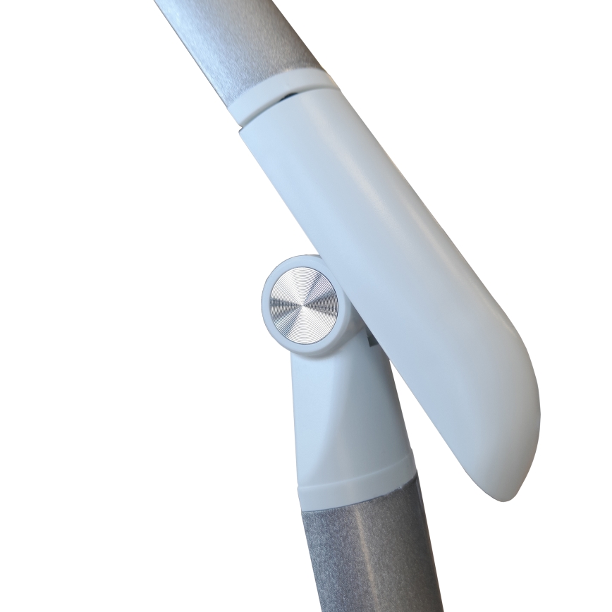 Candeeiro de mesa táctil LED com regulação MADERA LED/7W/230V USB branco