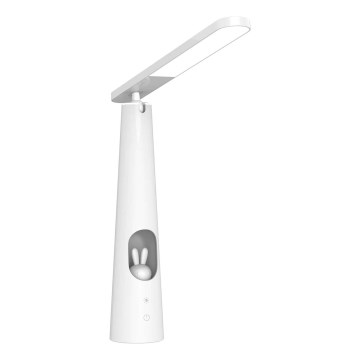 Candeeiro de mesa tátil dimerizável BUNNY LED/7W/230V 2700/4000/6500K branco