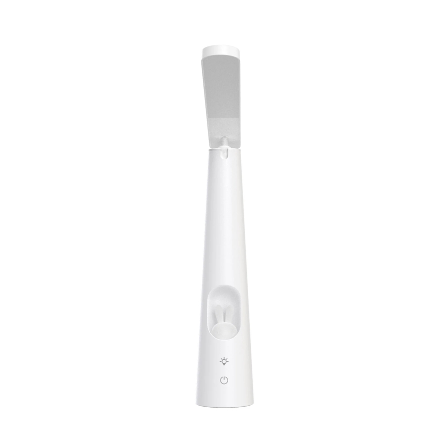 Candeeiro de mesa tátil dimerizável BUNNY LED/7W/230V 2700/4000/6500K branco